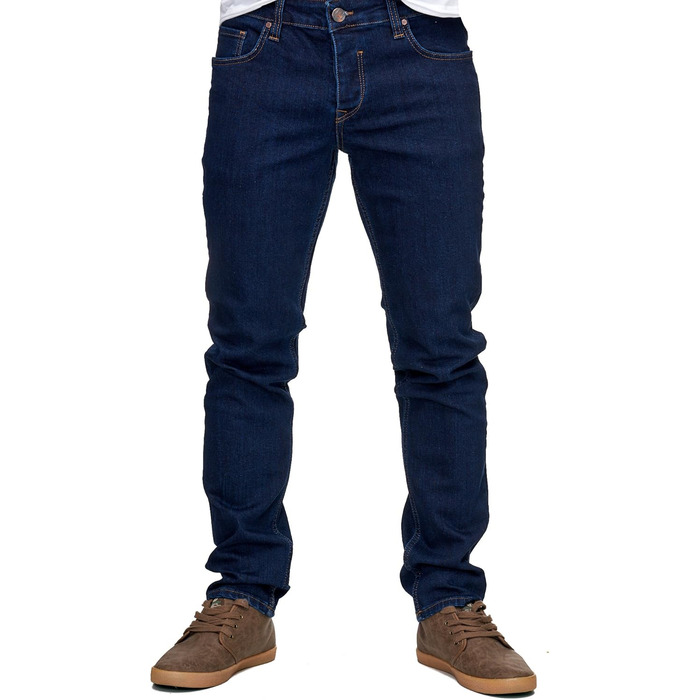 Чоловічі джинси Reslad Slim Fit, темно-сині, еластичний денім, розмір 36W/32L