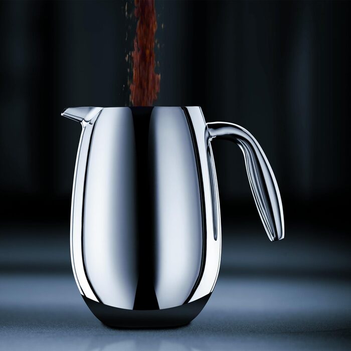 Френч-прес Bodum Columbia, подвійні стінки, нержавіюча сталь, 0,5 л, для кави, можна мити в посудомийній машині, глянцевий