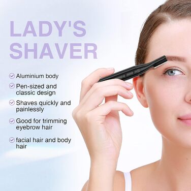 Електричний триммер для брів TOUCHBeauty AG-815B: прецизійний коректор з гребенем, бездротовий, для жінок