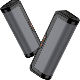 Jonwall Електричні грілки для рук, перезаряджувані, 2 шт. у наборі, USB, 3 режими нагріву, для кемпінгу, гольфу, подарунок (сірий)