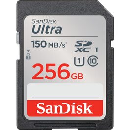 Карта пам'яті SanDisk Ultra SDXC 256 GB, швидкість читання до 150 МБ/с
