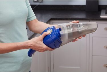 Ручний бездротовий пилосос BLACK+DECKER Dustbuster 3.6V, NVC115JL-QW, білий (kobaldblau)