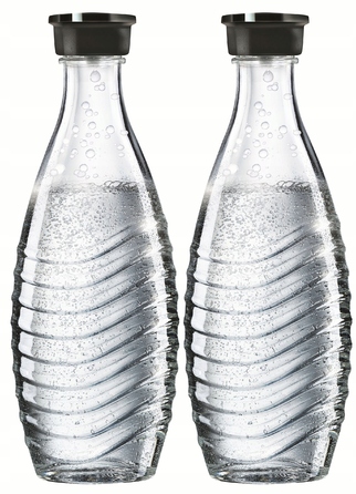 Сифон для газування води SodaStream Crystal 3.0, сріблястий, з балоном CO2