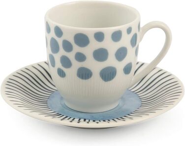 Villa d'Este Home Tivoli, Marea Espresso cups with saucer, set of 6