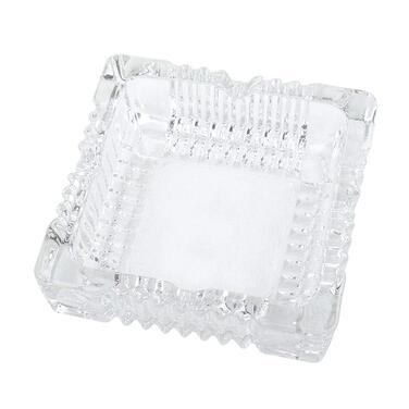 Вінтажна попільничка з металу з кришкою, вітрозахисна, зі скляною кулею. Портативна для дому, вулиці, готелю, офісу. Декоративний предмет, подарунок (прозора)