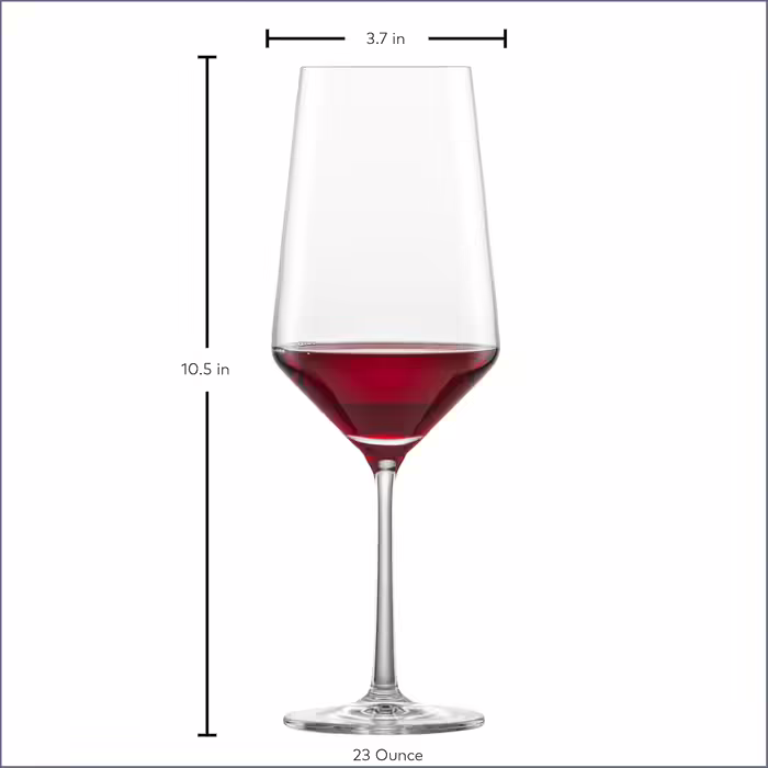 Schott Zwiesel 141102 Pure Bordeaux Goblet, 0.68 L, Set of 6