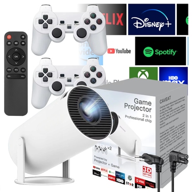 Портативний LED-проектор з Android, 1280x720, білий