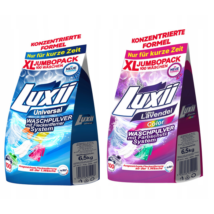 Набір універсального прального порошку LUXII, 2x6,5 кг