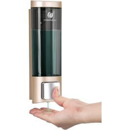 Механічний дозатор мила CHUANGDIAN для стін, 200 мл, білий (Einfach Gold)