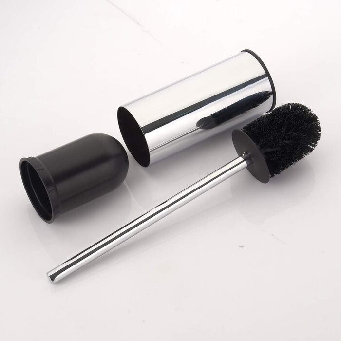 Підставка для туалетного йоржика BGL, нержавіюча сталь, кольорова, кругла, підлогова, з йоржиком, для ванної кімнати (хром)