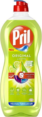 Засіб для миття посуду Pril 5 Plus Original Limette з активною формулою проти жиру, 675 мл (набір 14 шт)