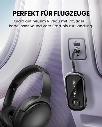 Bluetooth-адаптер для літака Avantree Voyager з підтримкою Auracast, чорний