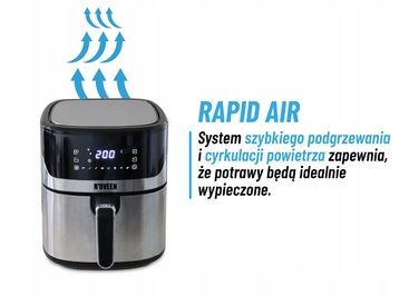 Аерофритюрниця N'oveen AF550 1600 Вт, 6,5 л