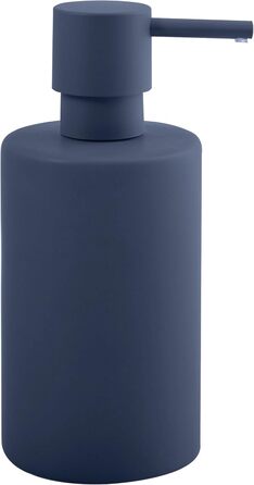 Дозатор мила Spirella з нержавіючою помпою, керамічний, 300 мл, матовий сірий, стандартний (блакитний)