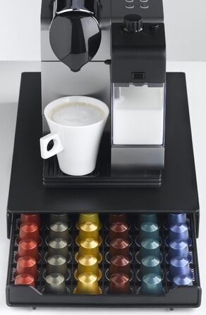 Утримувач для капсул кави HiveNets, коробка-висувна для Nespresso, на 60 капсул, червоний (Getaway Solids)