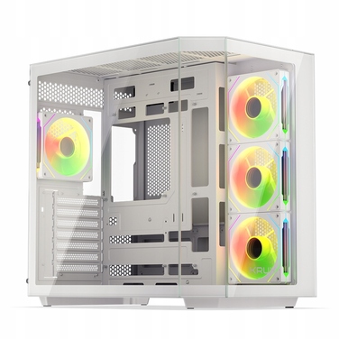 Корпус ATX KRUX Empero White, 4 вентилятори 120мм ARGB, тип 