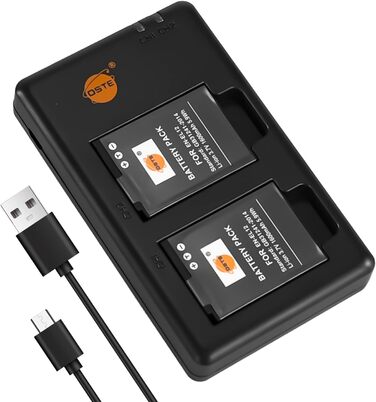 Акумулятор EN-EL12 (1600mAh, 3.7V) та зарядний пристрій сумісний з Nikon Coolpix P340, S800c, S1000pj, S1100pj, S1200pj, S6150, S6200, S6300, S9100, S9200, S9300, S9400, S9500, S9600, AW100, AW110s, AW120s