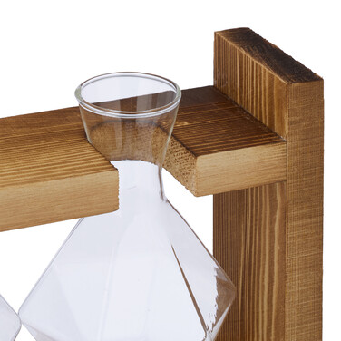 Relaxdays Reagent Tube Vase with Stand