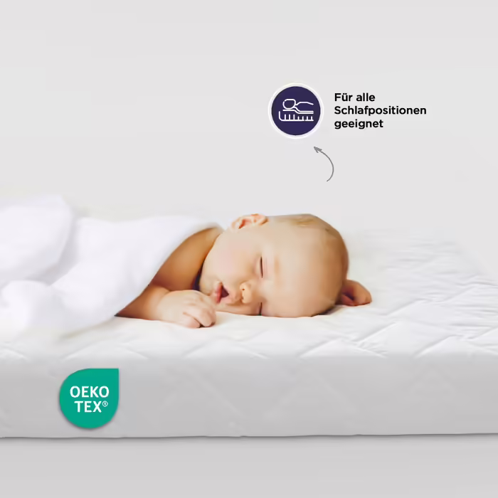 Дитячий ортопедичний матрац Gowoll Wave Baby 70x160 см з холодної піни, з антизадушливим каналом, висота 6 см, для ліжечка, дитячого ліжка, будиночка та дорожнього ліжка