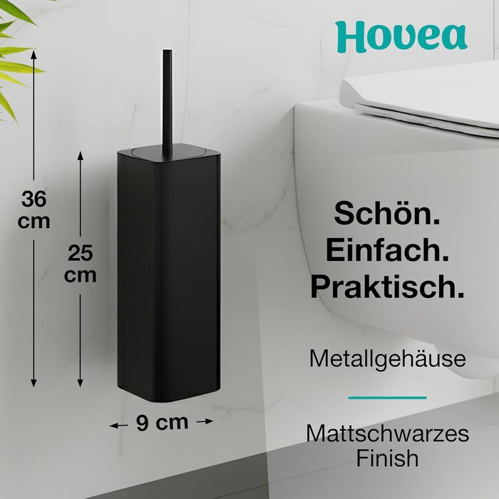 Настінна щітка для унітазу Klobürste Wandmontage чорного кольору: силіконова щітка з металом, без свердління, кріплення на стіну за допомогою наклейки або шурупа, тримач для щітки WC3680