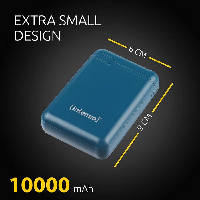 Powerbank Intenso XS 10000mAh Petrol: зарядний пристрій для смартфона, планшета, MP3-плеєра, цифрової камери