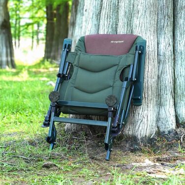 Крісло для риболовлі MK Angelsport 5 Seasons Pro Carpchair – зручне, розкладне, регульоване, до 130 кг