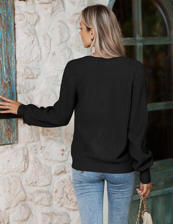 Жакет жіночий короткий в'язаний кардиган Hotouch з V-подібним вирізом та кнопками, відкритий спереду, светр, елегантний, повсякденний (XS, Чорний)