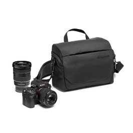 Manfrotto Advanced Shoulder Bag M III - Сумка для дзеркальної та бездзеркальної камери з об'єктивом, з кріпленням для штатива та дощовиком