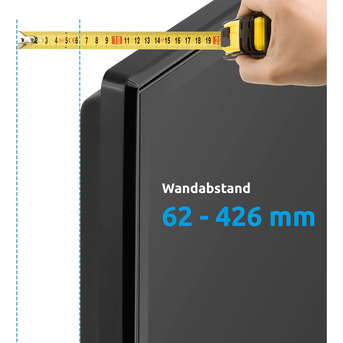 Кронштейн для телевізора TechniSat TECHNIMOUNT Flex Easy, поворотний настінний тримач з шарнірним плечем, до 25 кг
