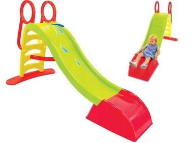 Дитячий ігровий будиночок Mochtoys з гіркою, пісочницею та огорожею, 180 см