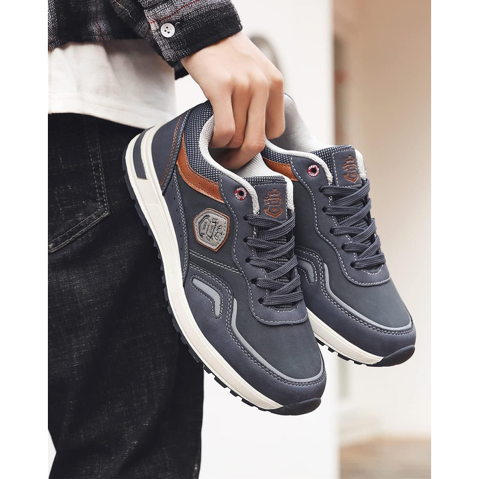 ARRIGO BELLO Кросівки чоловічі для активного відпочинку, спорту та прогулянок. Легкі кросівки для ходьби, розмір 41-46, колір блакитний.