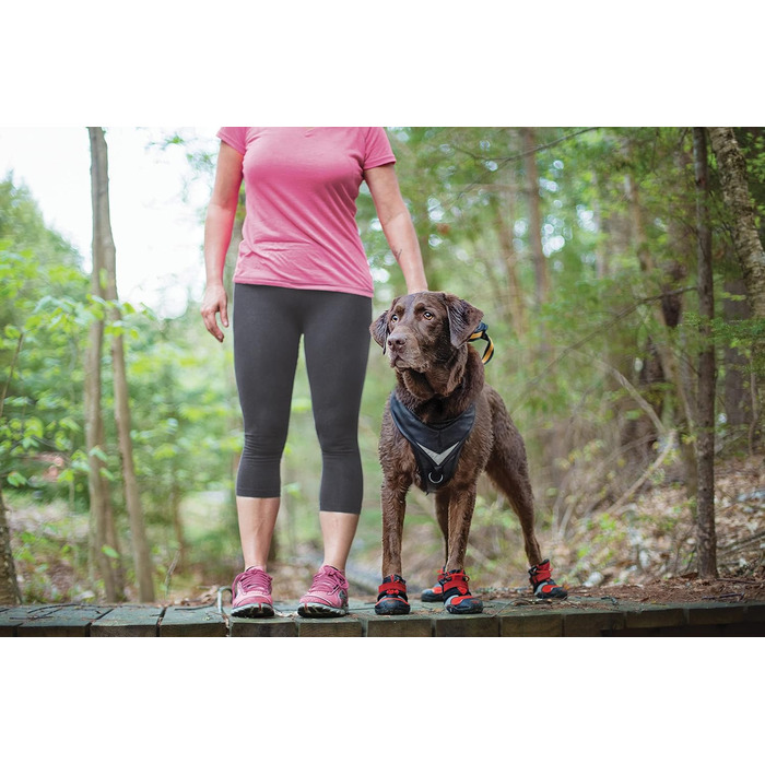 Kurgo Blaze Cross Dog Shoes, For Paw Protection, For Every Season, Waterproof and Reflective, Size XL, Red X-Large