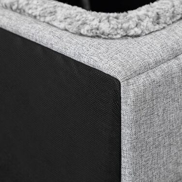 Будиночок для тварин: собачий/кітчий, сірий, 38x44x45 см