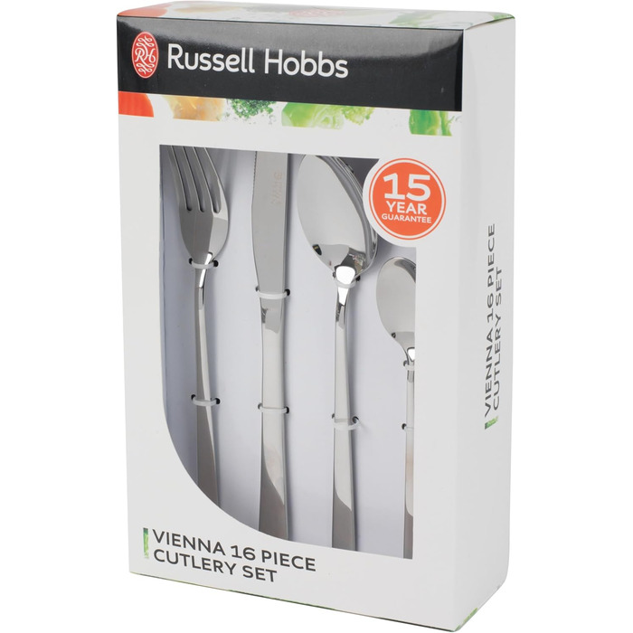 Набір столових приборів Russell Hobbs Vienna 16 предметів з нержавіючої сталі (4 персони)
