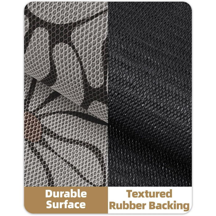 Придверний килимок COLOR&GEOMETRY для вулиці 43 x 76 см, протибрудний та антиковзаючий килим для вхідної групи, бежевий