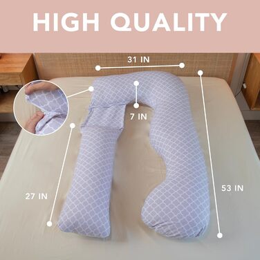 Подушка для вагітних PharMeDoc Arabeske - смугаста