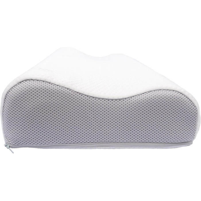 Dream Castle Exclusive Neck Pillow - Gel foam core with wave pattern RG50 - Height adjustable for optimal sleeping position - Sustainable cover made of recycled polyester - 30x60cm