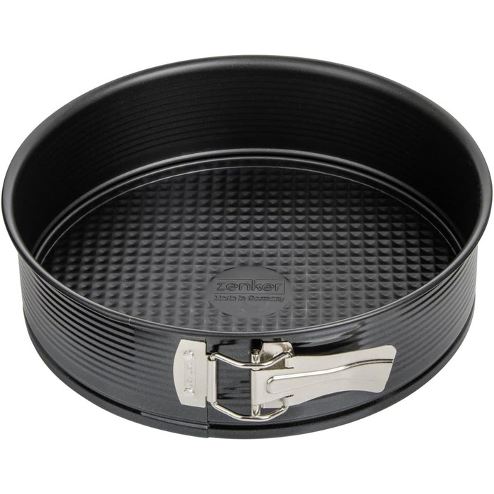 Форма для випічки Zenker Springform Ø 24 см з двома днами, з антипригарним покриттям, для сапкових тортів та пирогів, 1 шт.