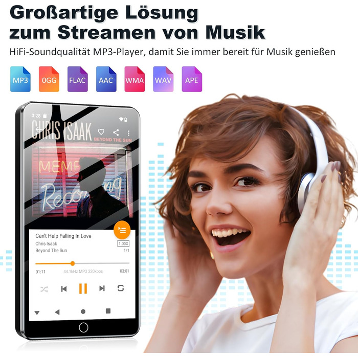 MP3 плеєр Spotify з WiFi та Bluetooth, Android MP4 плеєр для дітей 4.02