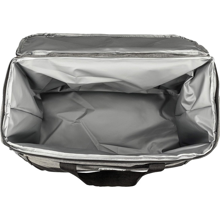 Термосумка B.PRIME 20L Classic Grey - Ізоляційна сумка для пікніка, подорожей та кемпінгу 36x26x22 см