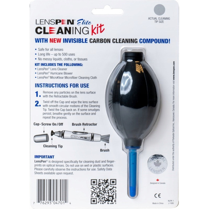 Набір для чищення оптики Lenspen NLPK-1