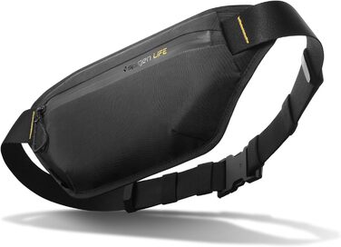 Чоловіча та жіноча поясна сумка Spigen Klasden Bauchtasche для подорожей, спорту та активного відпочинку - чорна