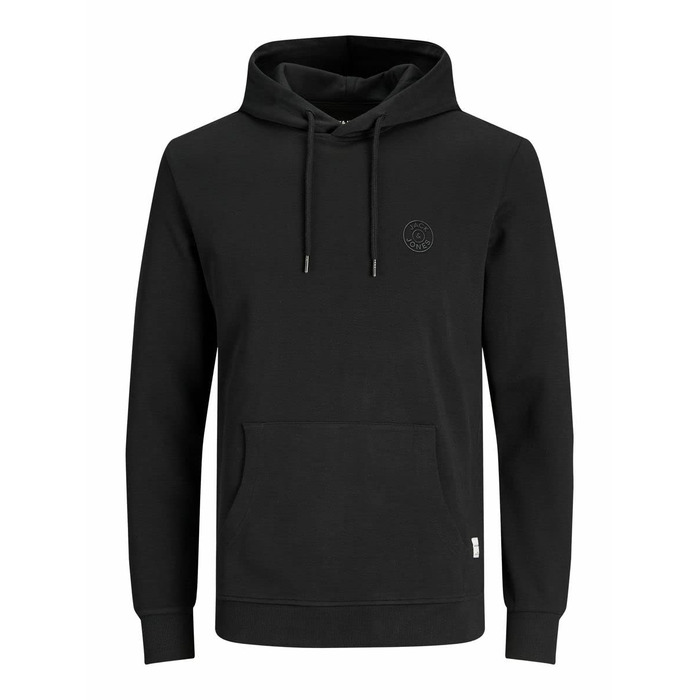 Чоловіча толстовка-худі Jack & Jones JJ Basic Logo Sweat Hood Noos чорна