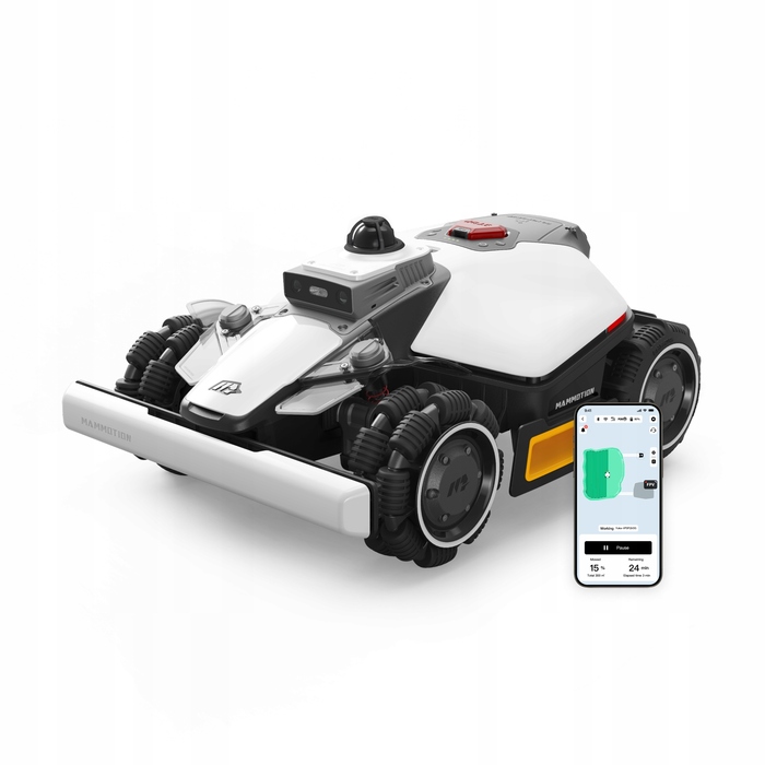 Робот-газонокосарка Mammotion LUBA mini 2 AWD, ширина косіння 20 см