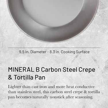 Млинцева сковорода de Buyer MINERAL B, 24 см, сталь