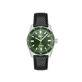 Годинник чоловічий Lacoste Boston з кварцовим механізмом, сталевий/шкіряний браслет (Зелений)