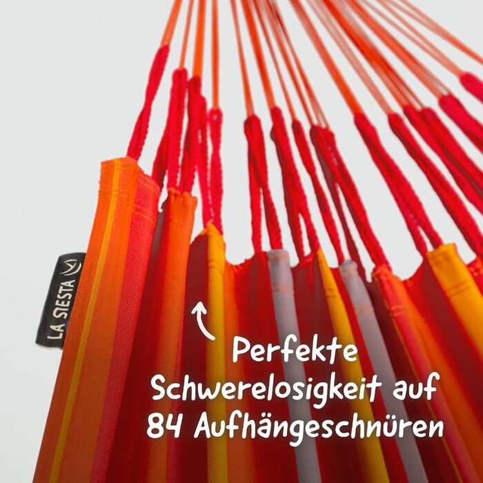Гамак LA SIESTA® Brisa – класичний, ручної роботи в Колумбії, ширина 160 см, блакитний, для дому та відпочинку на природі (кріплення до дерева та стіни)