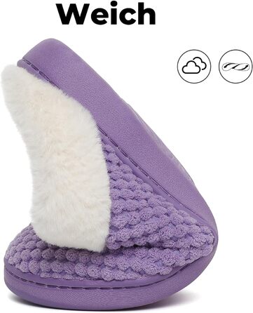 Тапочки зимові Mishansha для чоловіків та жінок, з підкладкою, теплі, з пам'яті ефекту, з плюшу, білі