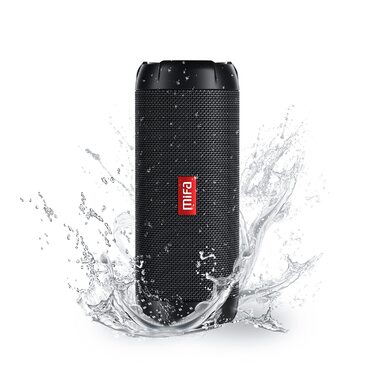 MIFA WildRod Bluetooth колонка 30W, IP67, RGB підсвітка, USB-C, чорна