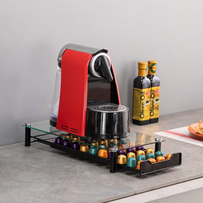 Тримач для капсул Nespresso Originaline, 40 капсул, чорний